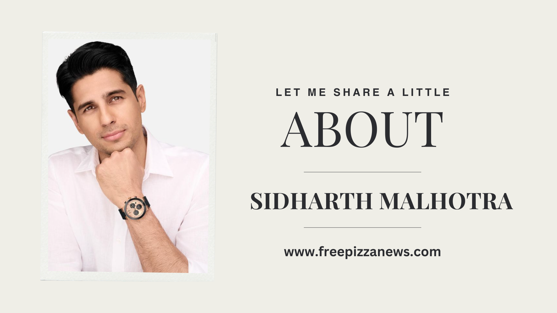 sidharth malhotra net worth and biography -