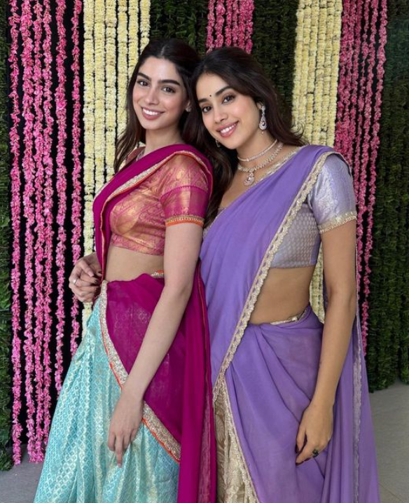 janhvi kapoor saree