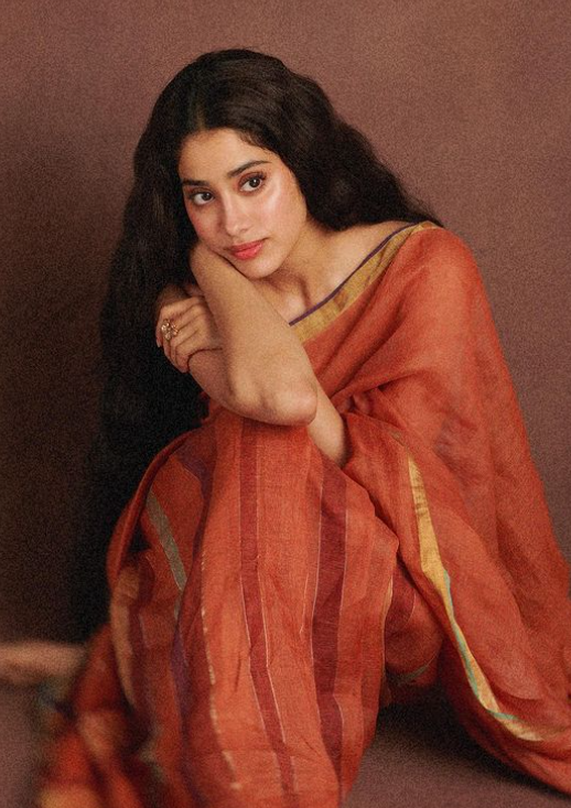 janhvi kapoor saree