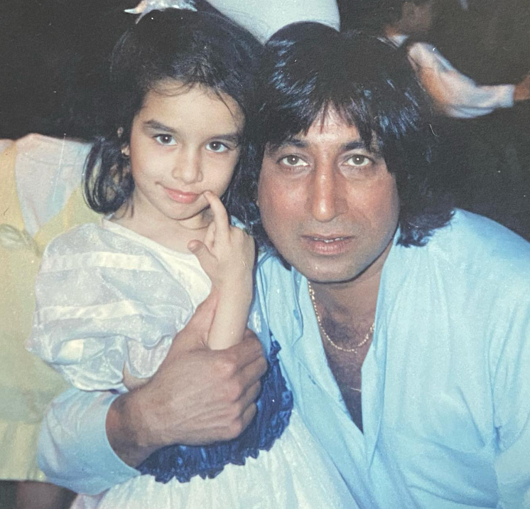 Shraddha Kapoor with father 