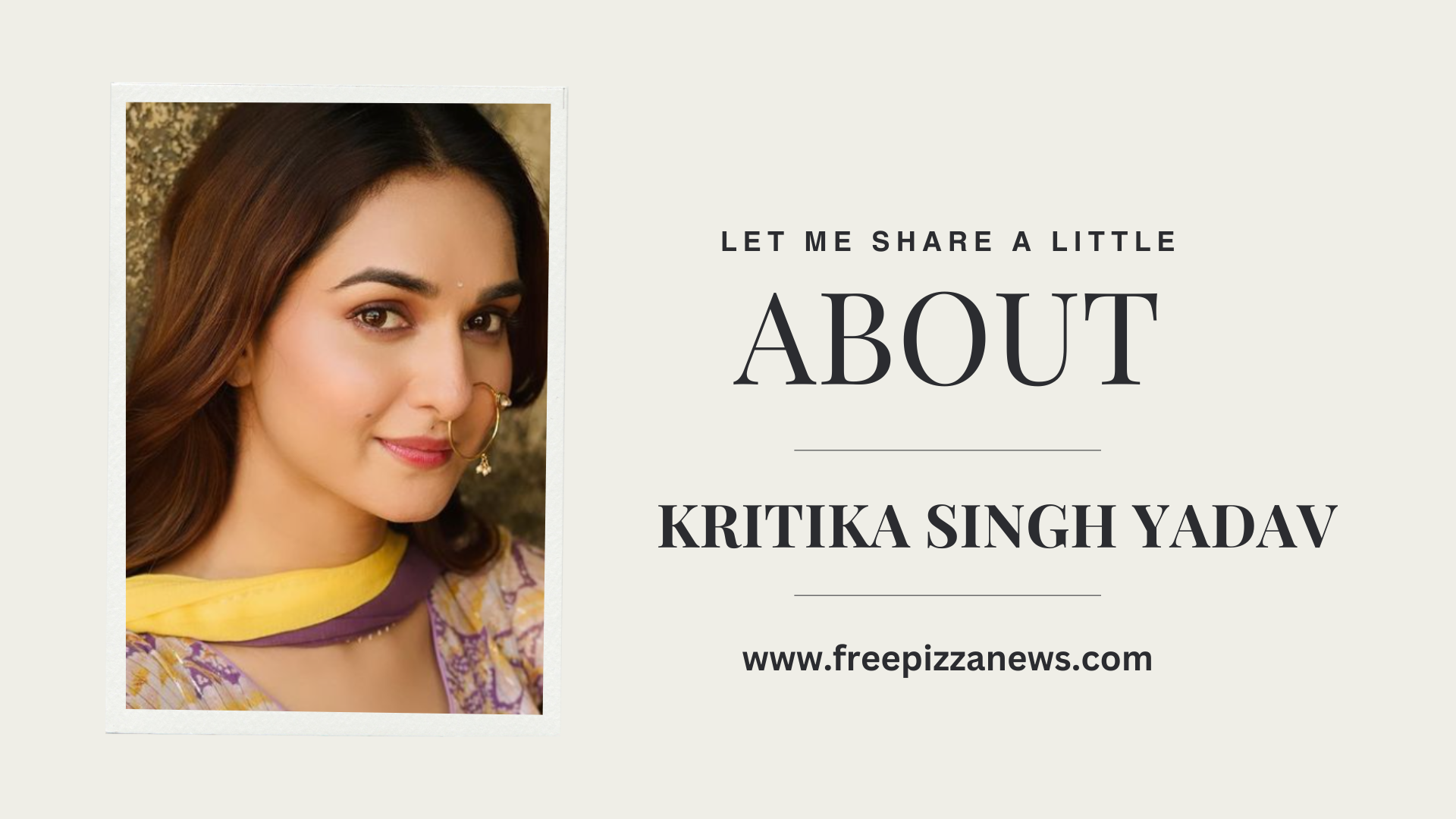 kritika singh yadav biography
